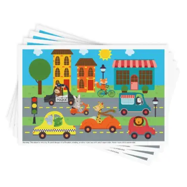 BABEBAY DISPOSABLE STICK-ON PLACEMATS 40 PACK