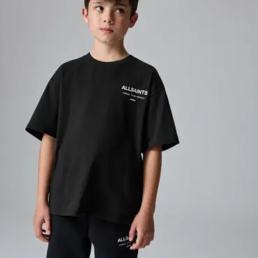CAMISETA ALL SAINT NEGRO