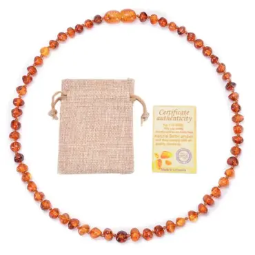 COLLARES DE ÁMBAR BALTICO NATURAL