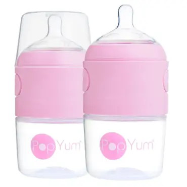 9 OZ PINK ANTI-COLIC FORMULA MAKING BABY BOTTLES