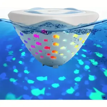 LUZ DE BAÑO LED CON PROYECCIÓN DE PEZ FLOTANTE