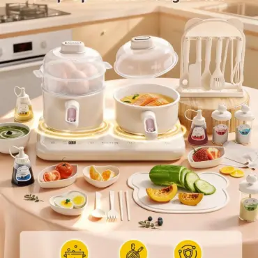 COOKING SETS REAL ELECTRIC DUAL STOVE